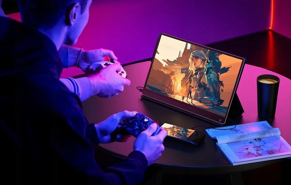 Monitorius Uperfect nešiojamas ekranas USteam G16 15.6" 1920x1080 120Hz