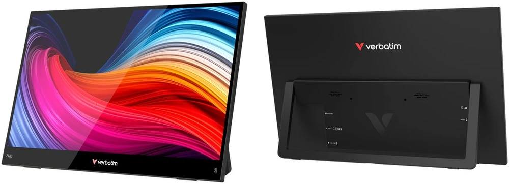 Verbatim LIGHT 15,6" FHD Portable Touch Monitorius juoda 32402