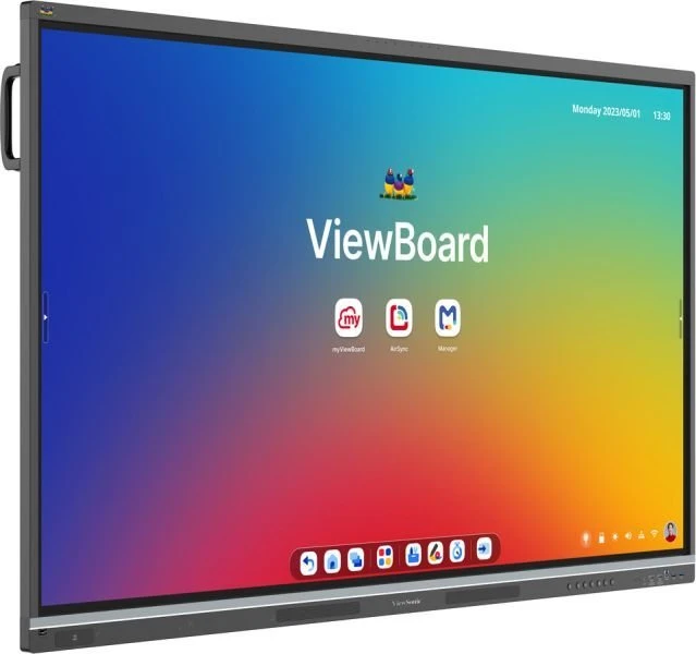 „ViewSonic ViewBoard IFP6551-3C“ 65 colių įstrižainės 4K interaktyvus monitorius („Android 14.0“, EDLA)