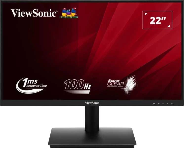 Monitorius ViewSonic VA220-H – 22 colių | IPS | FHD | 1 ms | 100 Hz | HDMI, VGA