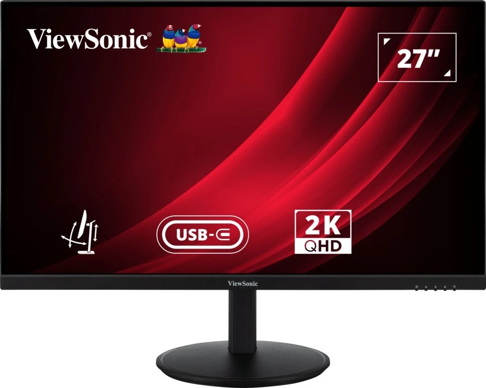 Monitorius ViewSonic VG2709-2K-MHDU-2 – 27 colių | IPS | QHD | 4 ms | 75 Hz | USB-C. HDMI