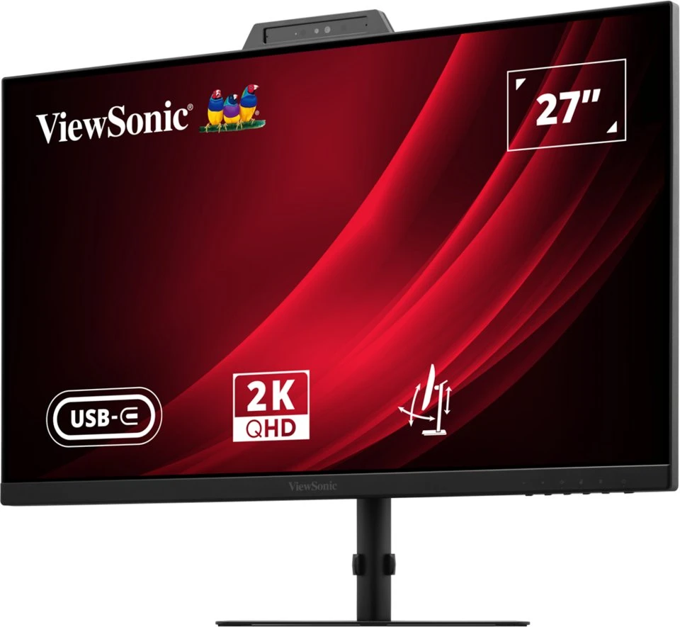 Monitorius ViewSonic VG2741V-2K - 120Hz | QHD | IPS | 27" | „Hello Cam“