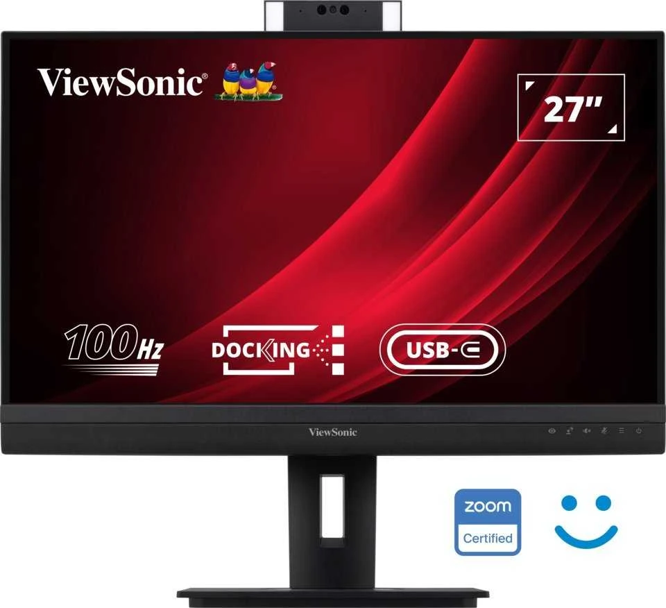 Monitorius ViewSonic VG2757V-2K - 27 colių | IPS | QHD | 5 ms | 100 Hz | Ergonomiškas stovas, USB-C