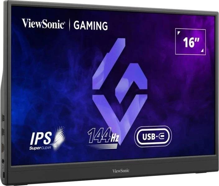 Monitorius ViewSonic VX1654 – 15,6 colio | IPS | FHD | 6 ms | 144 Hz