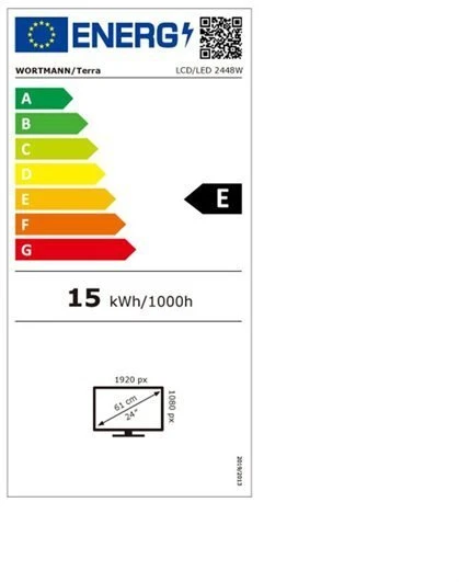 Monitorius TERRA LCD/LED 2448W V4 (23,8") juodas HDMI/DP/USB-C GREENLINE PLUS