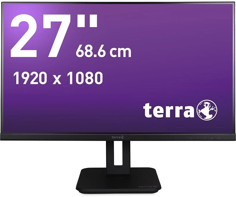Monitorius Wortmann AG TERRA LCD/LED 2748W PV V4 IPS juodas HDMI/DP/USB-C (3030264)