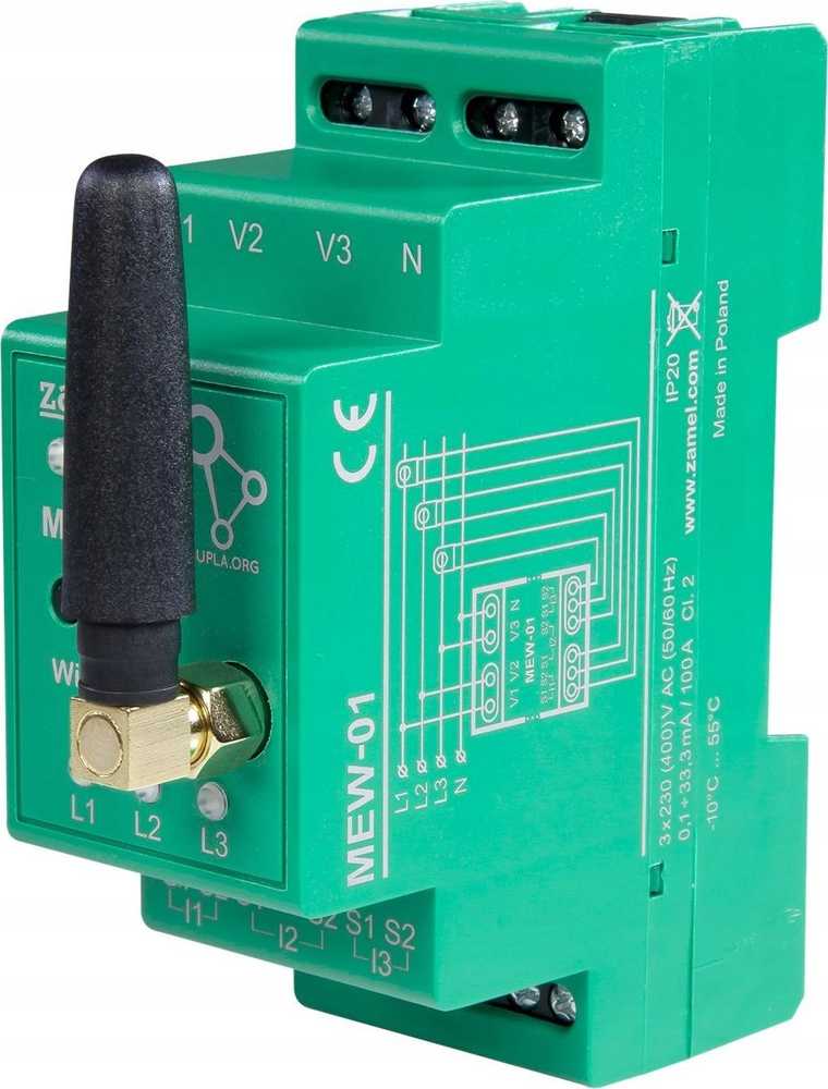 Zamel Supla MEW-01/ANT WiFi elektros energijos skaitiklis