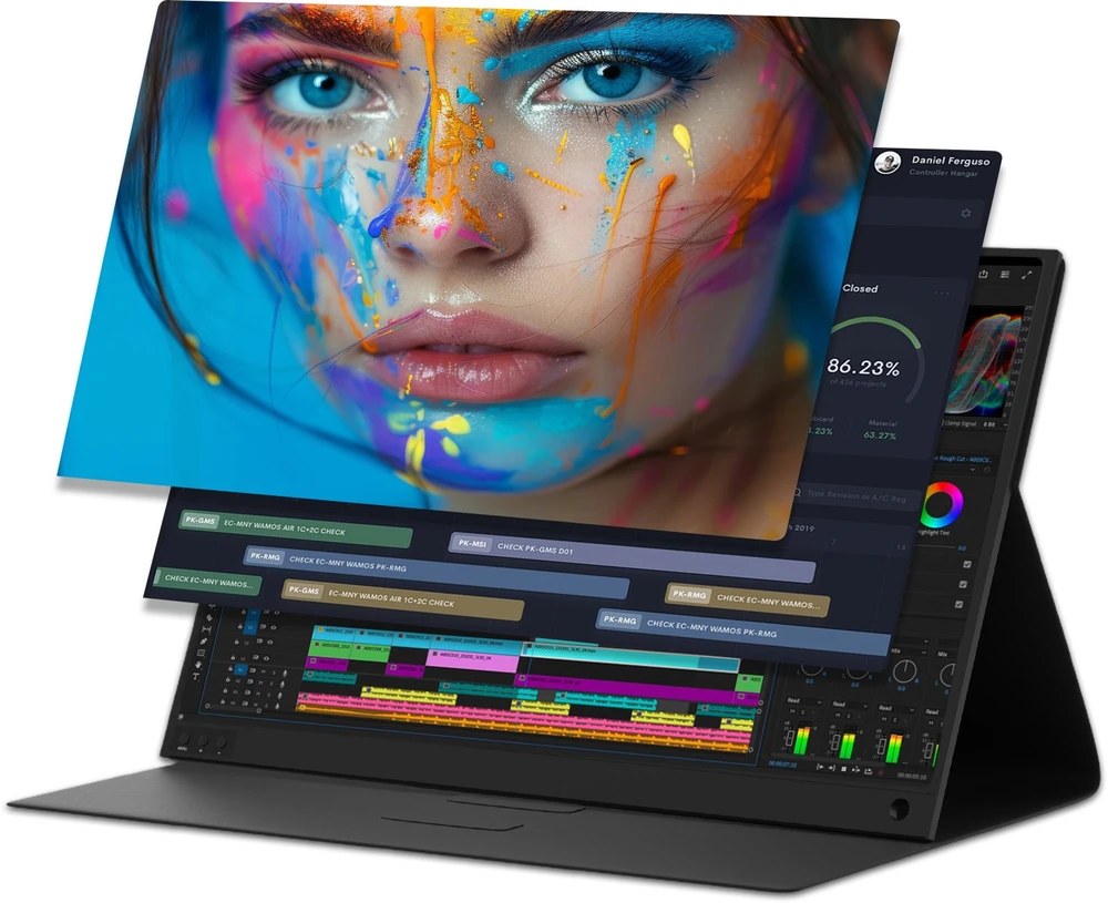 ZEUSLAP P15A 15.6" Portable Monitorius