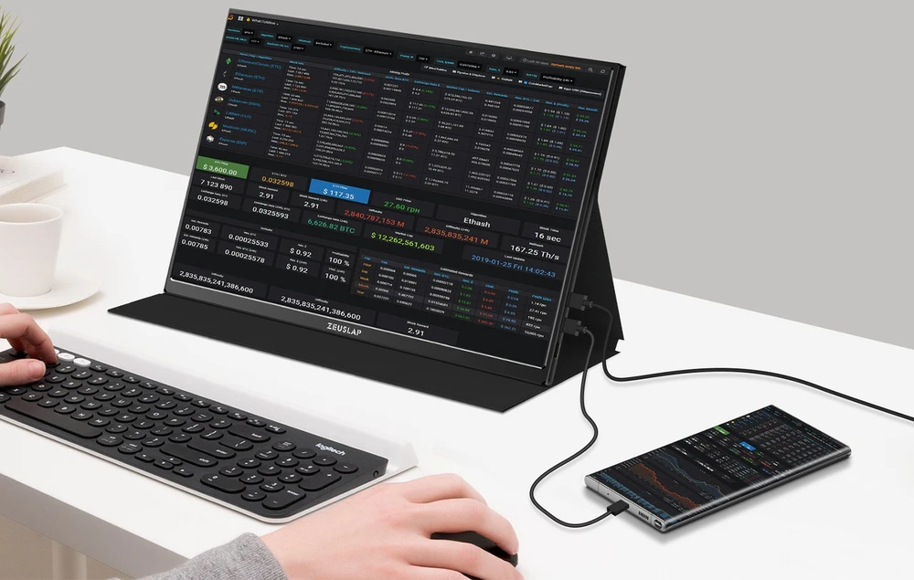 ZEUSLAP P16 16″ Portable Monitorius
