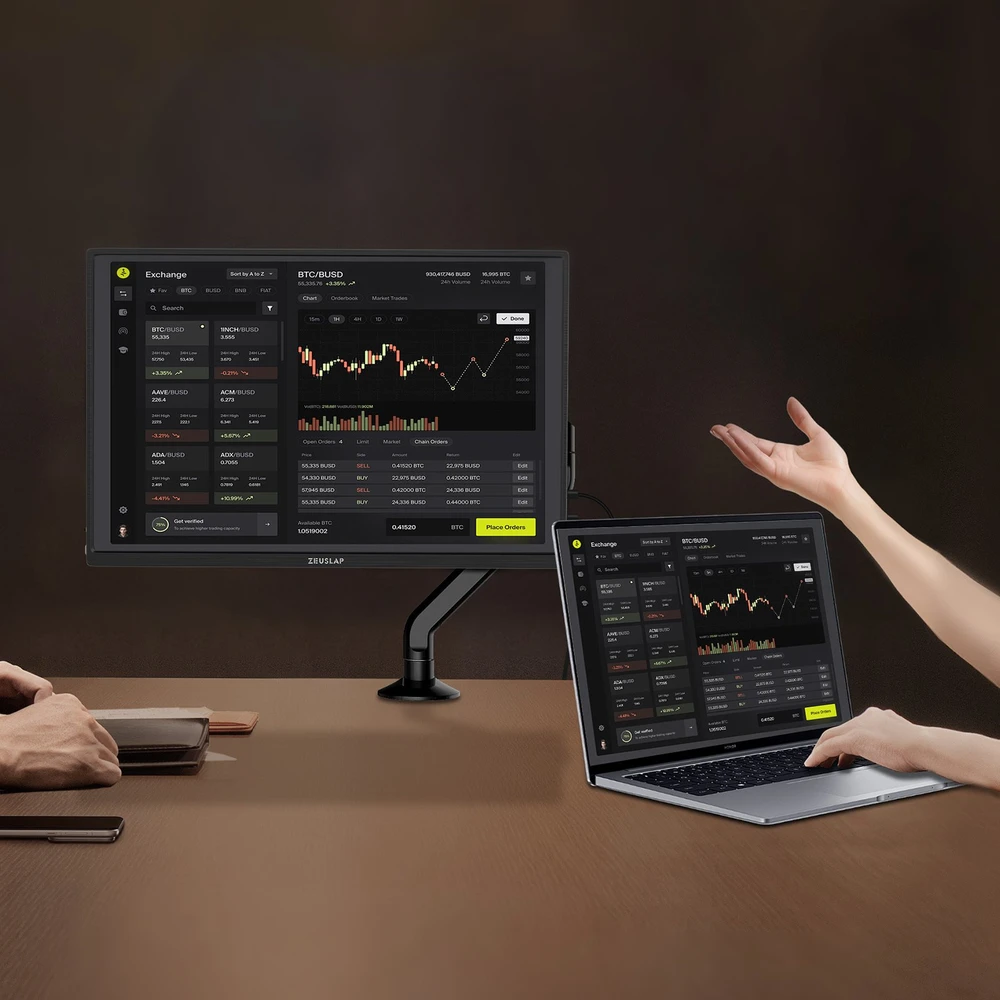 Monitorius ZEUSLAP P16K - 120-144Hz | QHD | IPS | 16"