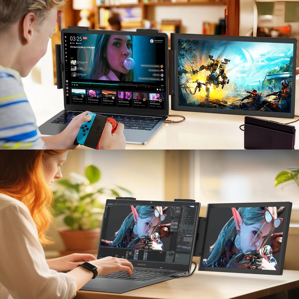 Monitorius ZEUSLAP Z14P - 60Hz | Full HD | IPS | 14"