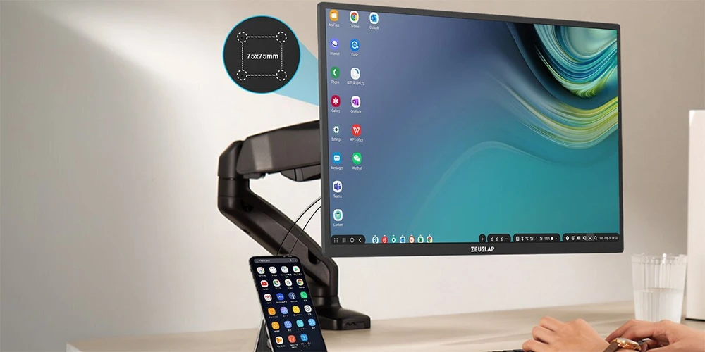Monitorius ZEUSLAP Z22P PRO - 60Hz | 2560x1440 | IPS | 22"
