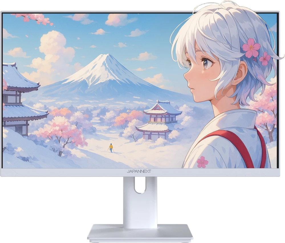 Carruzzo JAPANNEXT JN-I238FHD120F-HSP-W kompiuterio monitorius 60,5 cm (23.8″) 1920 x 1080 pikseliai „Full HD“ LCD Balta