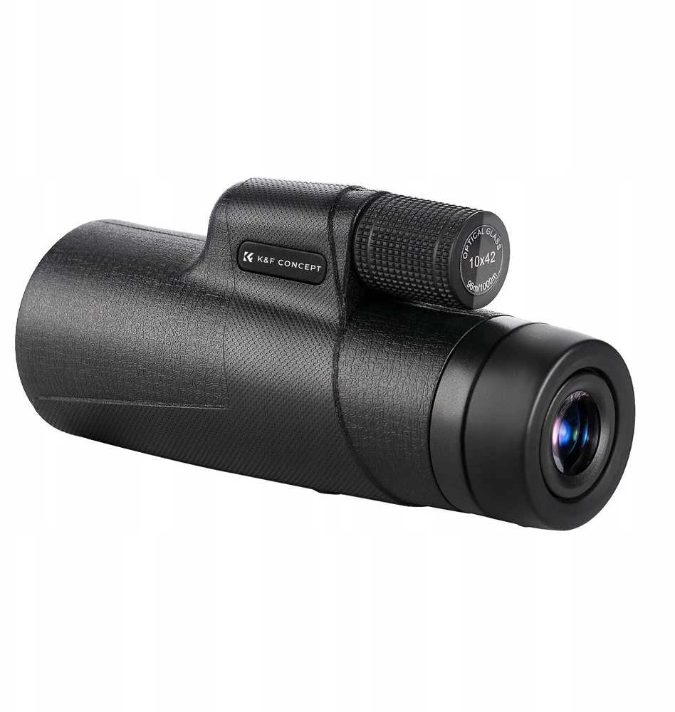 Žiūronai Luneta Kf Monokular Luneta K&F CONCEPT Azot 10x 42mm 10x42 BaK4 IP65 + Dėklas / KF33.090