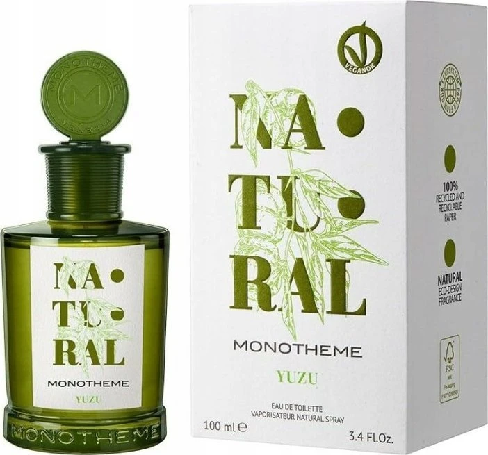 Monotheme Natural Yuzu EDT tualetinis vanduo unisex, 100 ml