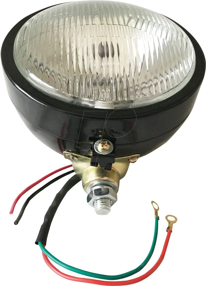 Monroe Berger & Schröter 50135 Forlygter Glødepære, Halogen H4 foran (L x B x H) 160 x 145 x 120 mm Sort