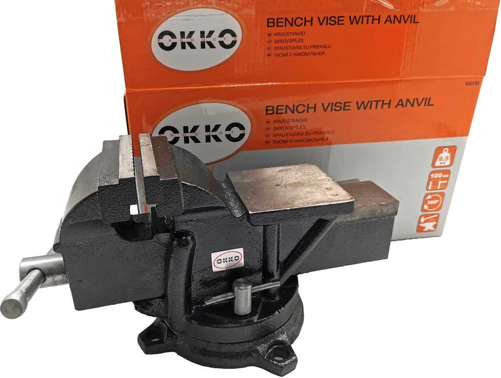 Grąžtas Okko Monroe CLAMP WITH ANVIL VG135 100 MM