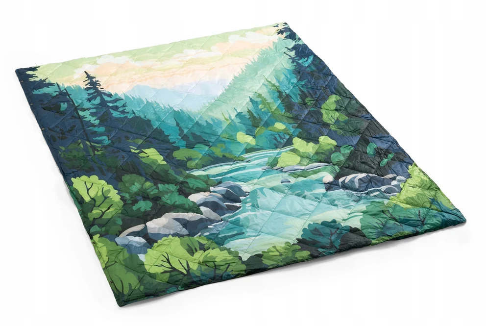 Monroe DH Garden Antklodė Raudona Valley 135x175 cm dygsniuota