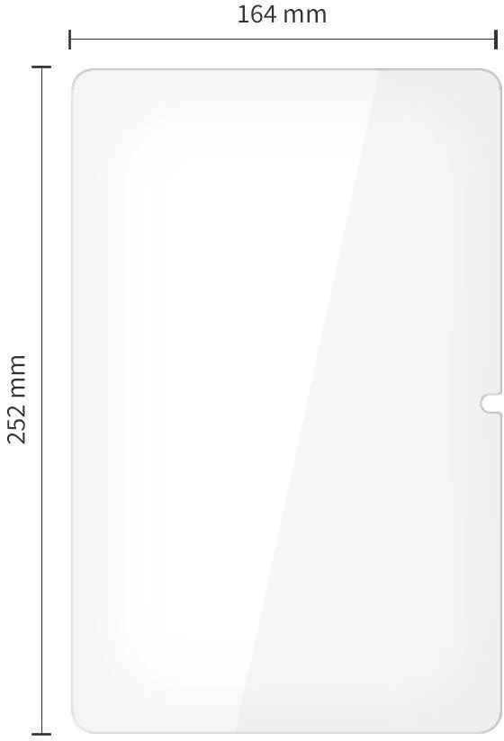 Tech-Protect Glass Fit+ 2-pack apsauginis stiklas skirtas Samsung Galaxy Tab A9+ / A11+ Plus 11.0 – transparent