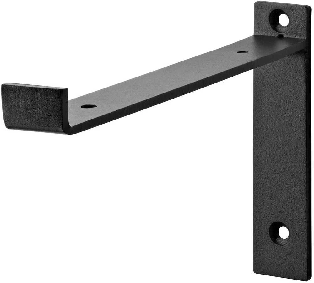 Lentynos laikiklis Dolle Lip, 200×130 mm, juoda