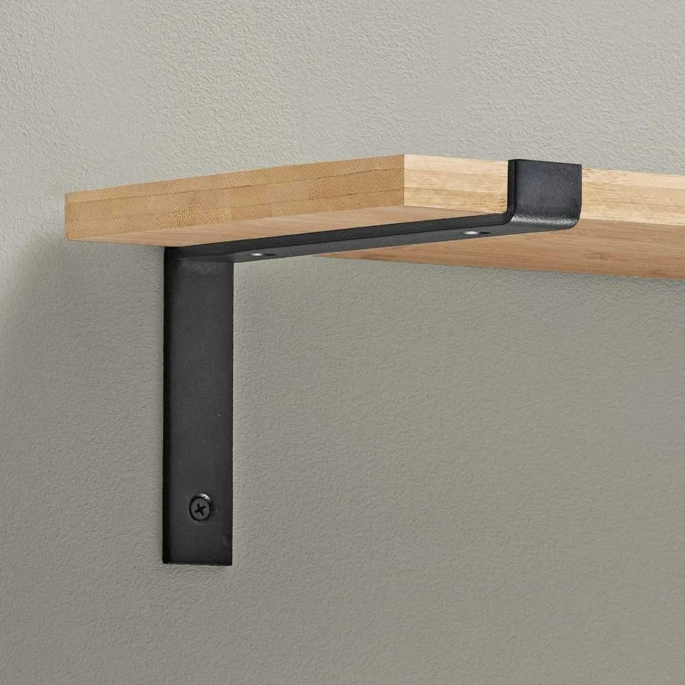 Lentynos laikiklis Dolle Lip, 200×130 mm, juoda