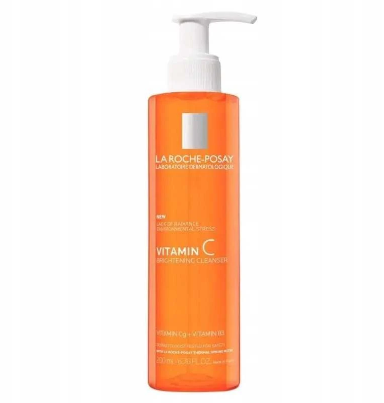 La Roche-Posay LRP Vitamin C Foaming Gel valomasis gelis skaistinamojo poveikio, 200 ml