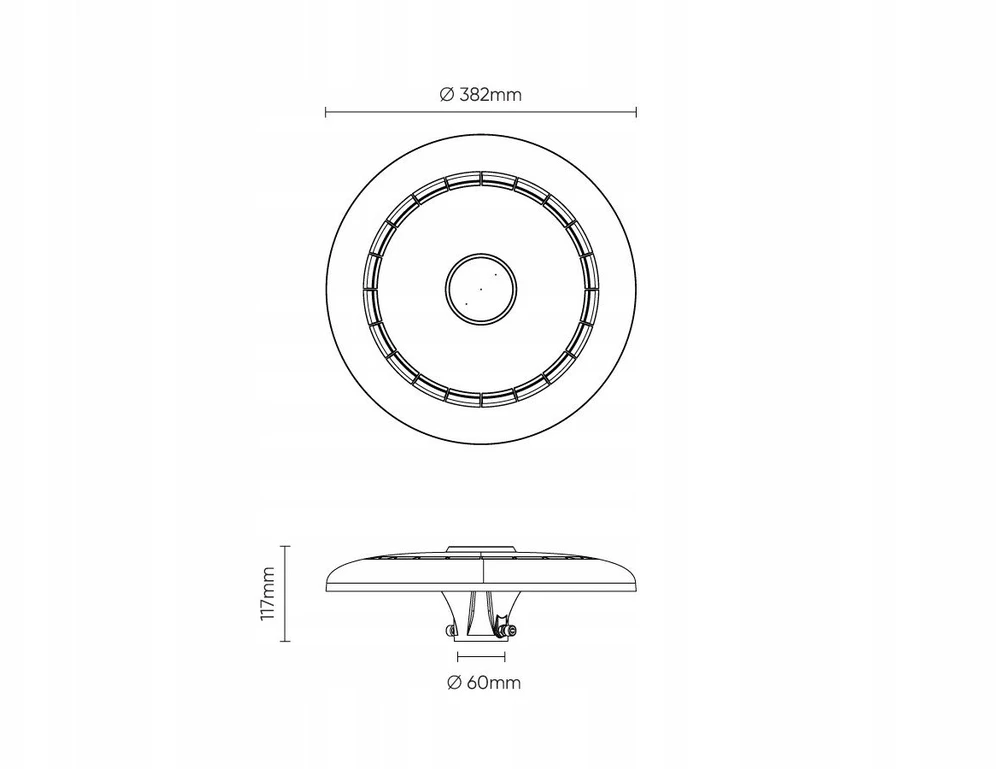 Led Line Lite Parko šviestuvas PARKLITE 80-100-120W, CCT, 9600-14400lm, 120lm/W pilkas, 100°