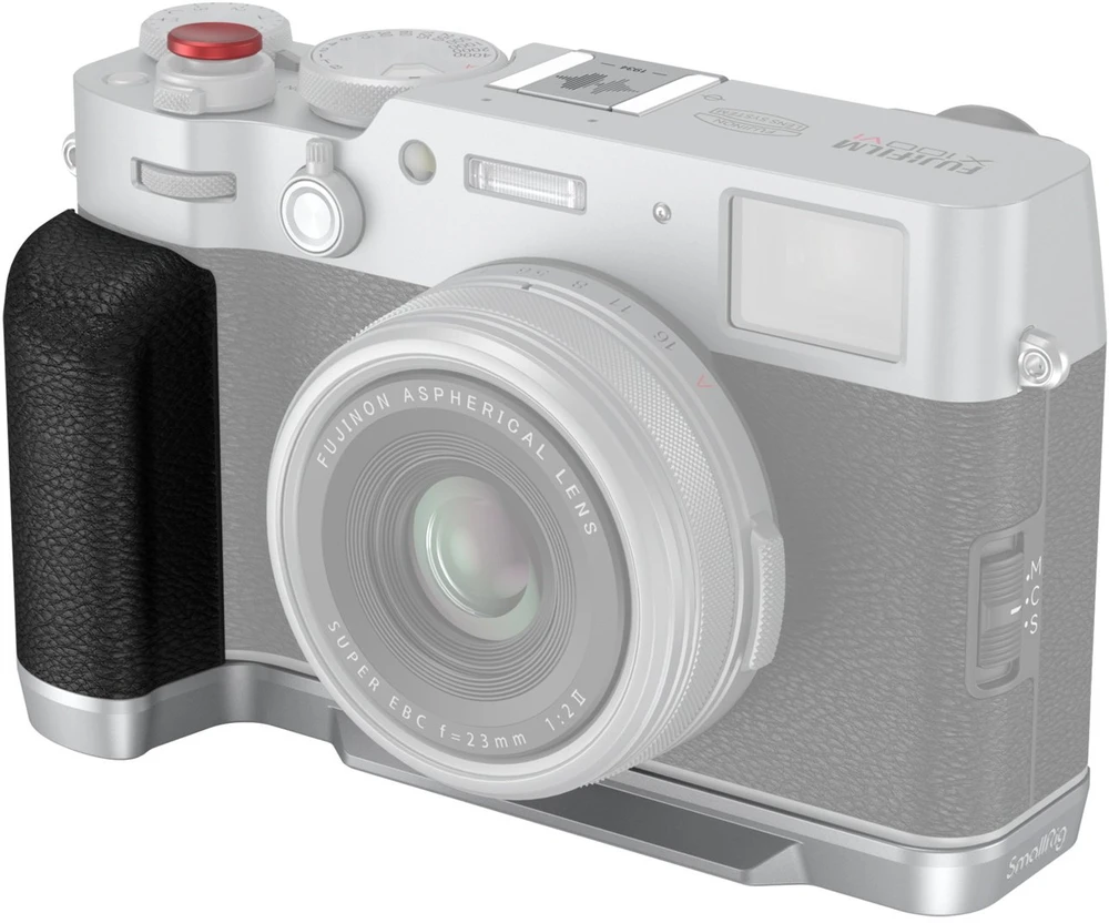 Monroe SmallRig 4555 L-Shape Grip for Fujifilm X100VI / X100V Cameras, Sidabrinis