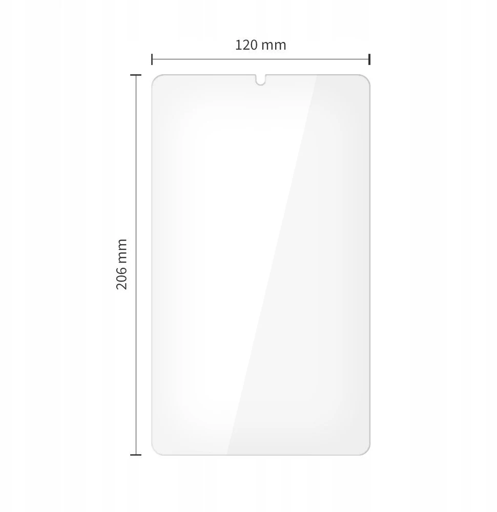„Tech-Protect Glass Fit+“ 2 vnt., skirtas „Samsung Galaxy Tab A9 / A11 8.7 X110 / X115 / X133 / X135“