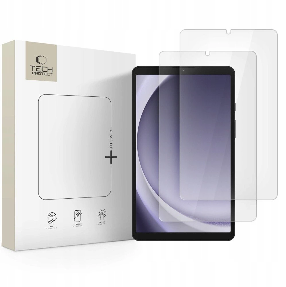 „Tech-Protect Glass Fit+“ 2 vnt., skirtas „Samsung Galaxy Tab A9 / A11 8.7 X110 / X115 / X133 / X135“