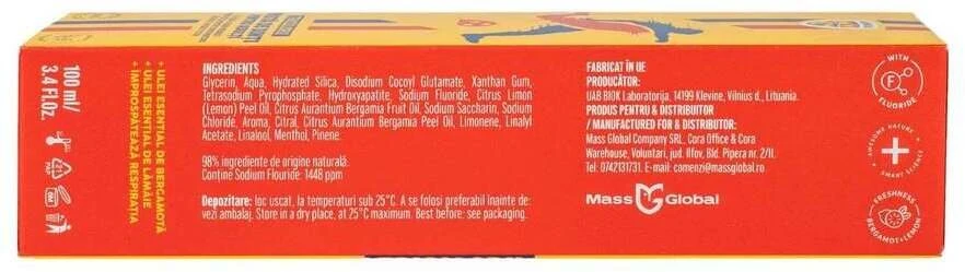 Monroe Tricolorii, Tricolorii, Stain Protection, Dantų pasta, 100 ml Unisex