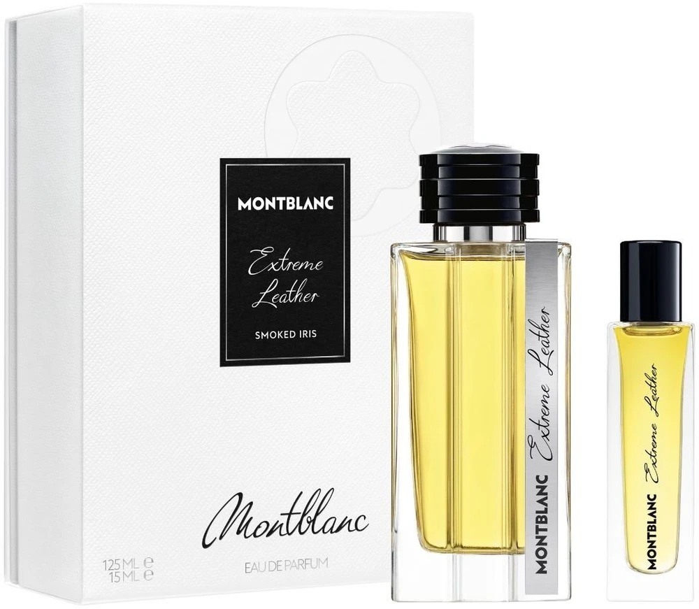 Mont Blanc Rinkinys Montblanc: Extreme Leather, Eau De Parfum, vyrams, 125 ml + Extreme Leather, Eau De Parfum, vyrams, 15 ml
