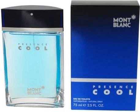 Mont Blanc Presence Cool EDT tualetinis vanduo vyrams, 75 ml