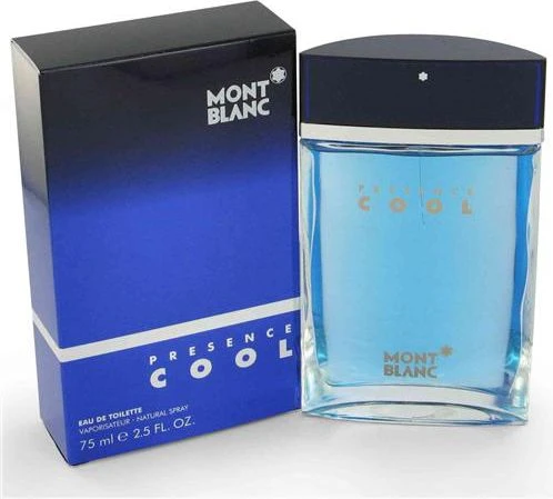 Mont Blanc Presence Cool EDT tualetinis vanduo vyrams, 75 ml