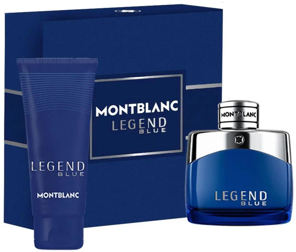 Mont Blanc Set Montblanc: Legend Mėlyna Eau De Parfum For Men, 50 ml + Legend Mėlyna Cleansing Dušo želė All Over The Body For All Skin Types, 100 ml