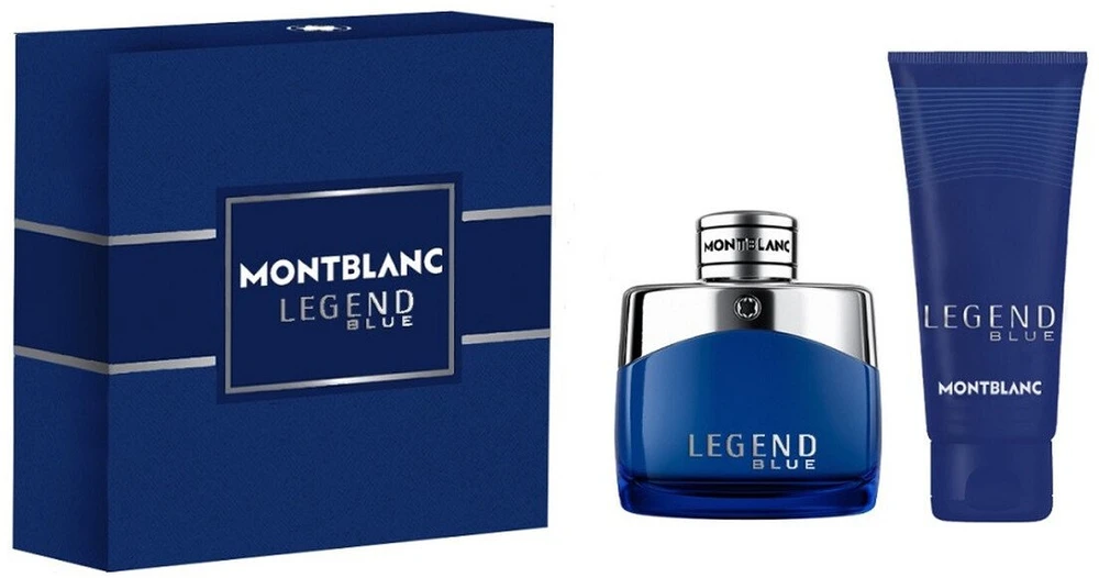 Mont Blanc Set Montblanc: Legend Mėlyna Eau De Parfum For Men, 50 ml + Legend Mėlyna Cleansing Dušo želė All Over The Body For All Skin Types, 100 ml
