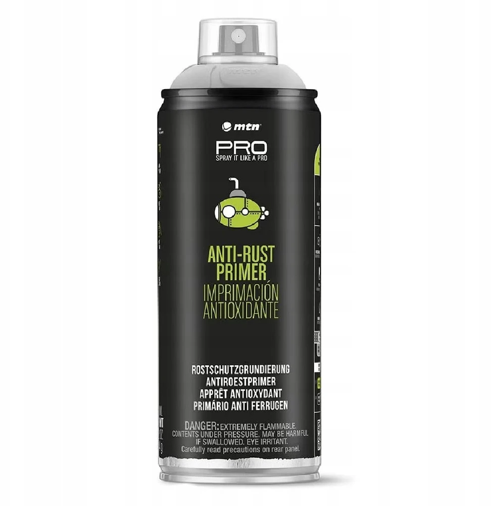 Aerozolinis gruntas Montana. pilkas. 0,4 l