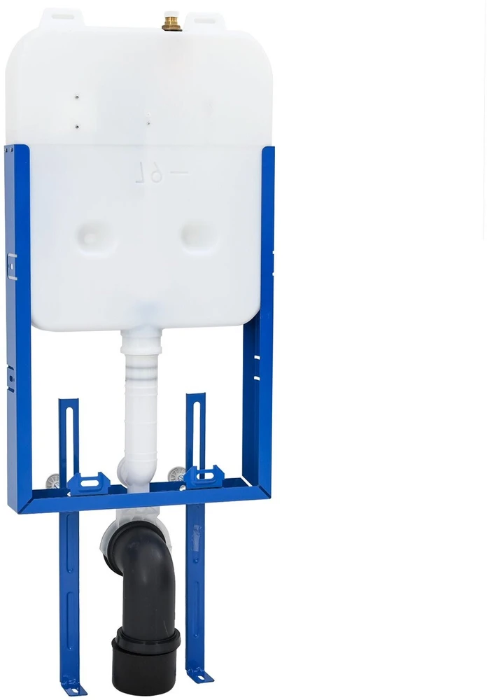 Cisternos rėmas su saugykla Balta 50 x 8 x 131 cm Plienas