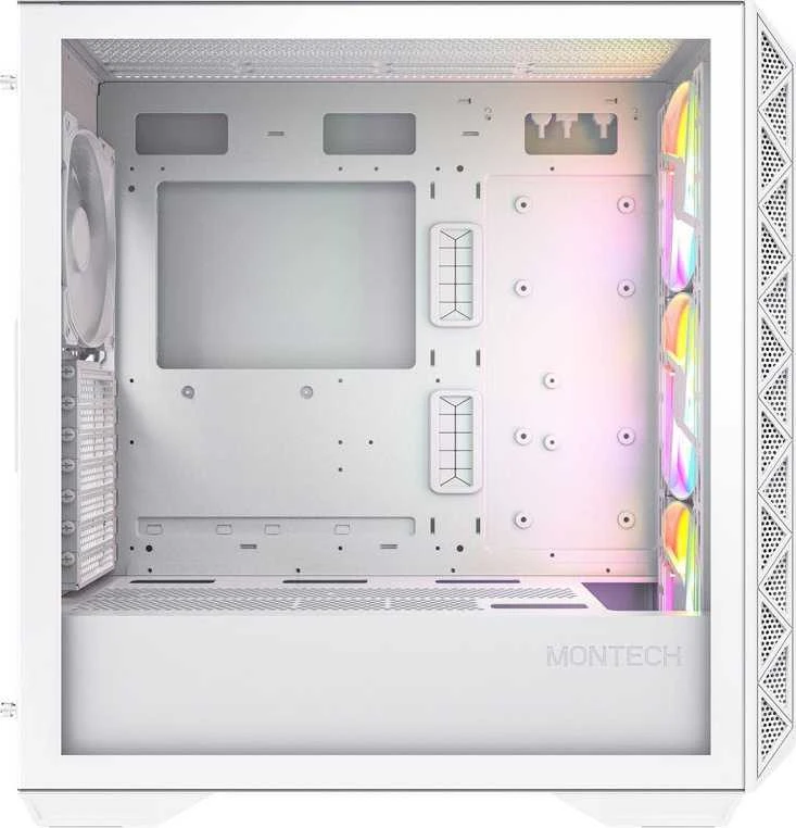 „Montech AIR 903 MAX Midi-Tower“, grūdintas stiklas – baltos spalvos