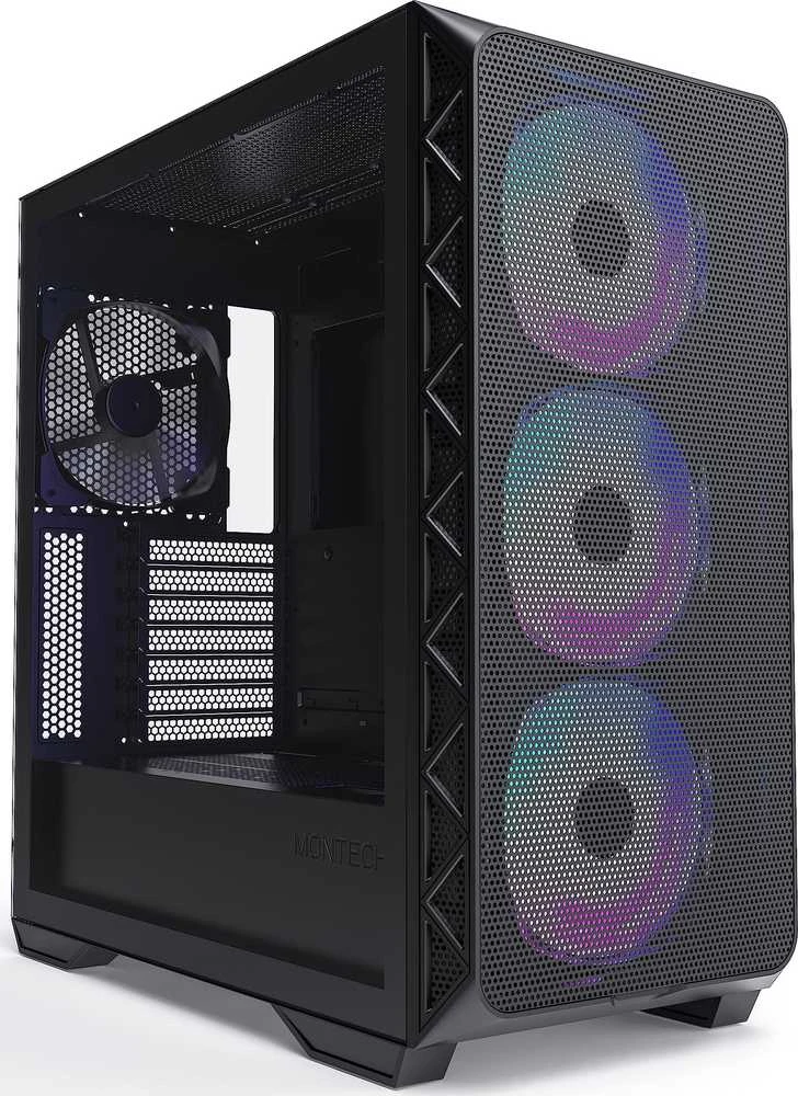 Montech AIR 903 MAX Midi-Tower, Tempered Glass – juodos spalvos