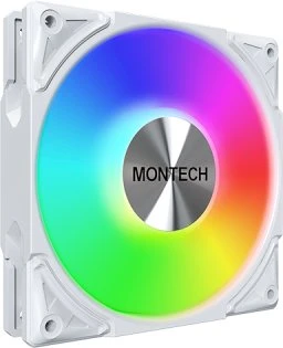 Montech Metal Pro 12 ARGB PWM ventiliatorius, 3 vnt. rinkinys (METAL PRO 12 ARGB PWM 3 in 1 (W))
