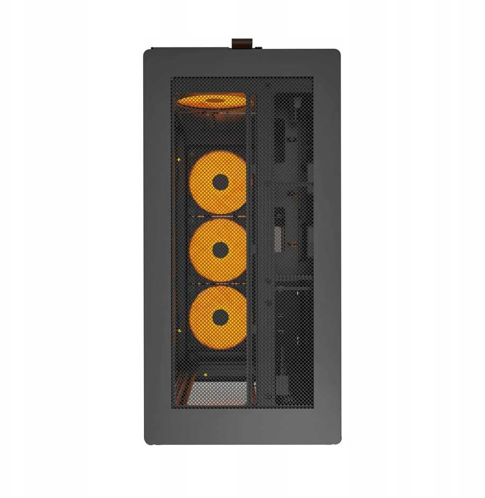 Montech HS01 PRO PC-kompiuterio korpusas, Midi-Tower, ATX, aRGB, Tempered Glass – juodos spalvos