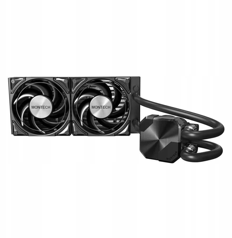 Chłodzenie wodne Montech HyperFlow Silent 240 Juodas