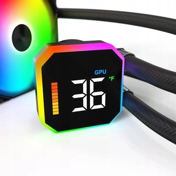 Montech HyperFlow Digital aušinimo blokas su temperatūros ekranu