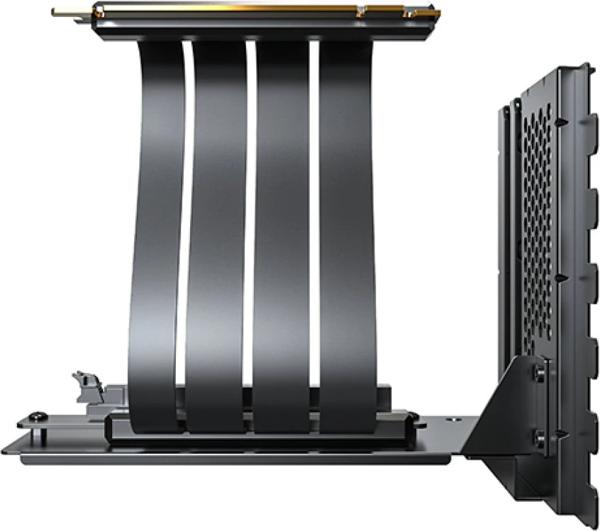 Montech Rinkinys mocujący Vertikales GPU PCIe 4.0 Riser-Kabelis juoda