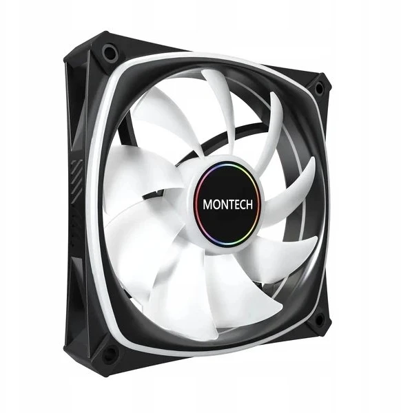 „Montech AX120 PRO PWM“ ventiliatorius, ARGB®, 3 vnt. pakuotėje, 120 mm, juodas