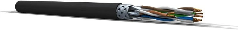 Montis Prievado laidas, Cat.7, S/FTP, CCA, juodas, 30 m (MT227-30)