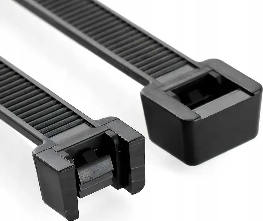 Montis juodi kabelių raiščiai 4,8x500 mm MT141 /100 vnt.