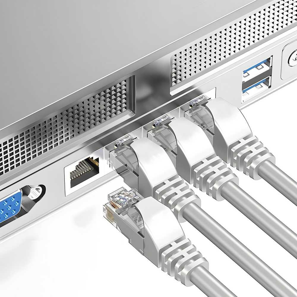 Montis Patchcord Cat 5e U/UTP 30 m Baltas (MT114-30)