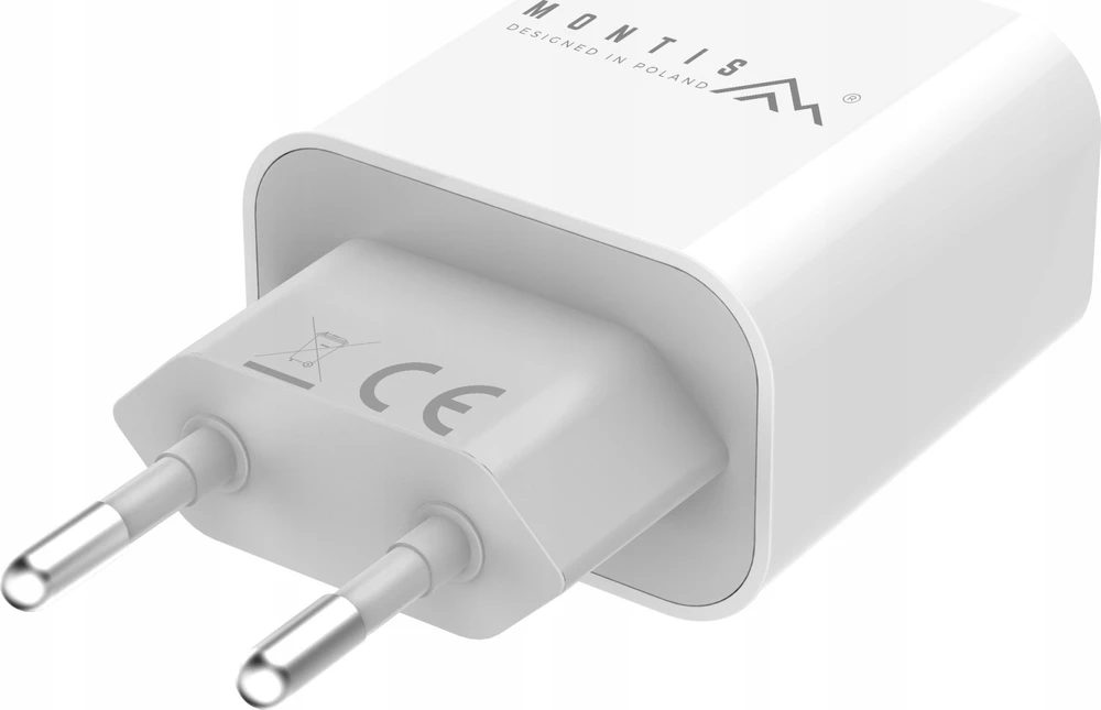 Montis MT123 įkroviklis 1x USB-A 1x USB-C 3 A (5901811406638)